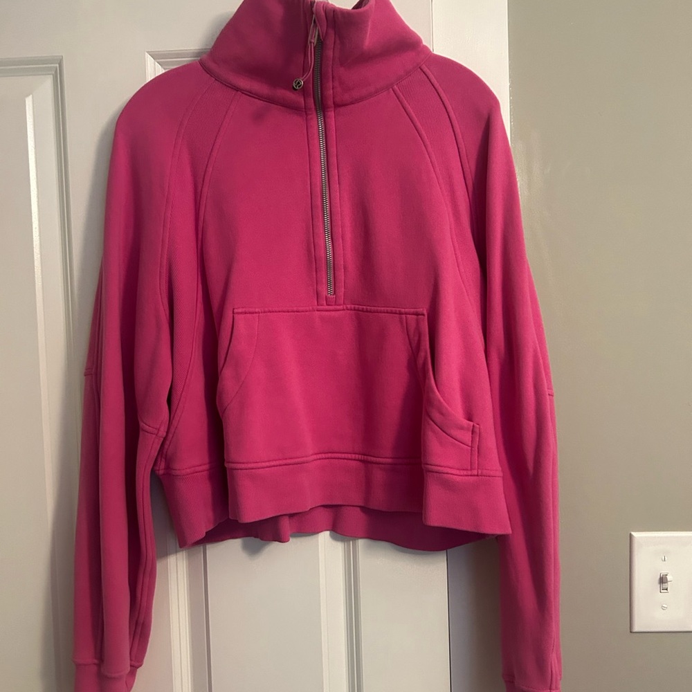 lululemon athletica Pink Half-Zip Sweatshirt